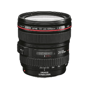 Canon wide zoom camera lens 24-105mm F4